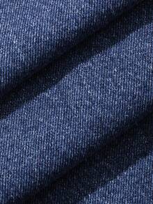 FRIFUL Women's Casual Washed Long Denim Skirt Fall - Blue - View 3
