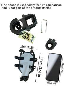 Fixed Mobile Phone Holder For Bicycle Navigation, Stable And Durable, Handlebar Style - multicolor - View 4