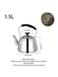 Stainless Steel Whistling Kettle - Mirror Polished, Foldable Handle, Fast Boiling, 1L To 6L Capacity, Suitable For Home And Restaurant - Multicolor - View 3
