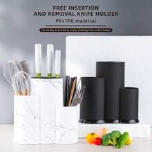 1Pc Knife Storage Rack Knife Block Kitchen - Multicolor - View 5