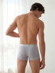 Liftille 10pcs/Set Men Simple Color Block Waist Band Boxer Briefs  Multipack Underwear - Multicolor - View 4