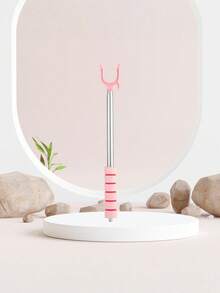 Telescopic Clothes Fork, Stainless Steel Extendable Garment Hanging Pole, U-Shape Non-Slip Clothesline Prop Rod With Sponge Grip, Portable High Reach Laundry Stick For Balcony & Closet - multicolor - View 5
