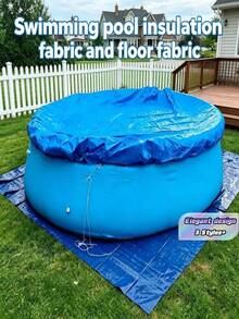 Summer Pool Cover, Sun-Blocking Anti-Pollution Fabric, Dust-Proof Insulation Waterproof Thermal Insulation Fabric. Year-Round All-Weather Protection For Outdoor And Yard Pools - B - View 1