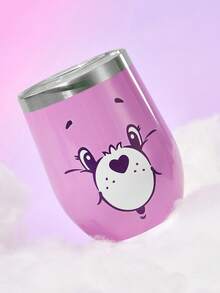 SHEIN X Care Bears 360ml/12oz 不鏽鋼防漏蓋隨行杯，適用熱飲/冷飲，適配大多數杯架，送禮首選 - 紫色 - 查看 2