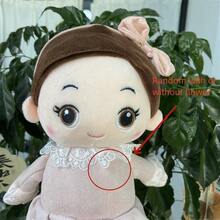 1件 40CM 柔軟填充女孩娃娃，可愛創意毛絨玩具，舒適布偶枕頭，適合兒童的完美生日禮物 - 彩色 - 查看 5