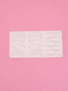 1PC Self Adhesive Glitter Sparkle Shimmer Shiny Colorful Eyeliner Style Face Body Art Temporary Tattoo Stickers Decals For Music Festival Retro Vintage Halloween Masquerade Party Carnival Costume Eye Corner Decoration Accessory - White - View 4