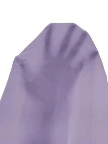 SHEIN Frenchy 大码女式休闲纯色吊带背心 - 淡紫色 - 查看 7