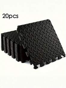 20Pcs Interlocking Foam Exercise Mats Non Slip Waterproof Shock Absorbing Noise Reducing Durable Puzzle Flooring For Home Living Room Bedroom Gym Training Workout Must Have - New Model - View 10