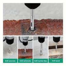 5/10/15Pcs Diamond Coated Drill Bits Set High Speed Steel Hole Saw Cutter Kit Durable Power Tool For Glass Ceramic Porcelain Marble Tile Drilling Hole Cutter Set 3mm To 50mm Precision Cutting Smooth Edges Wear ResistantFor DIY Home Improvement Repair - multicolor - View 8