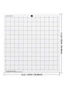 3Pcs SemiTransparent PP Replacement Cutting Mat With Measuring Grid And Protective Clear Film For Silhouette Cameo Plotter Durable Craft Supplies Scrapbooking Tool Home Office Art Studio - Sets - View 9