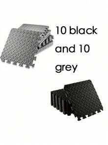 20Pcs Interlocking Foam Exercise Mats Non Slip Waterproof Shock Absorbing Noise Reducing Durable Puzzle Flooring For Home Living Room Bedroom Gym Training Workout Must Have - New Model - View 9