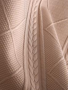 Core Aspect 男士休閒提花 Polo 衫，針織鉤編面料，刺繡 Polo 衫，休閒風格 Polo 衫，鈕扣式 Polo 衫，適合日常出遊 - 杏色 - 查看 6
