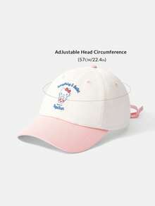 HELLO KITTY AND FRIENDS | SHEIN Women's Cartoon Embroidered Baseball Cap - White - View 6