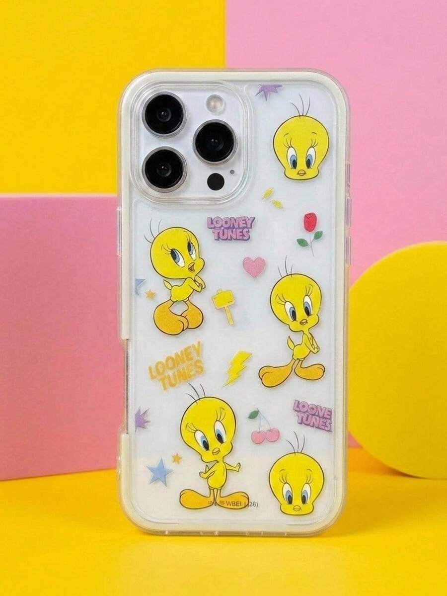 LOONEY TUNES X SHEIN Stylish Printed Protective Case Design, Fashionable Phone Case Compatible With IPhone - Multicolor - View 1