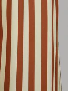 SHEIN 青少年女孩春/夏海灘度假休閒日常居家穿著 百搭 100%純棉 純棉梭織舒適素色寬鬆長褲附口袋 - 彩色 - 查看 6