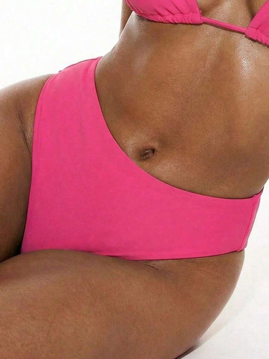 Swim Basics 2026 Spring/Summer New Rose Red Bikini Swimwear