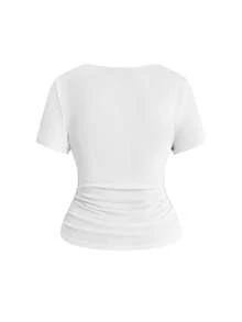 Mean Girls | ROMWE Co-Branded Character Print Plus Size Women's Short ...