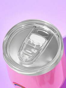 SHEIN X Care Bears 360 ml / 12 oz 不鏽鋼杯，防漏蓋，適用熱飲/冷飲，適用於大多數杯架，禮品首選 - 粉色 - 查看 4