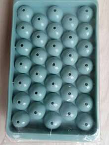 一个塑料冰格，可制作 33 个冰块，适用于酒吧、家庭和 DIY 冷饮，夏季冰格/冰桶，以及杯子、夏季冰桶和托盘。 - 橘色 - 查看 9