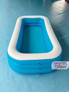 Large Inflatable Swimming Pool In Colorful Panda Series, Oversized Inflatable Pool For Adults And The Whole Family, Made Of Thick PVC Material, Easy To Assemble, Foldable Outdoor Water Fun Equipment For Enjoying Summer Water Fun In Gardens And Yards - A - View 1
