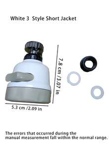 360° Rotating Water Filter Head For Kitchens, Faucet Filter Aerator, Oxygenating Shower Head With Splash Prevention And Water Saving Device - multicolor - View 14