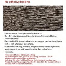 Multi-Functional Simulated Bark - Made Of Soft Rubber, Customizable To Size, Perfect For Pipe And Pillar Covering, Wall Decoration, With Realistic Willow Texture - Coffee Brown - View 8