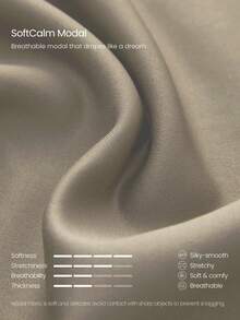 GLOWMODE SoftCalm Modal Chill Days 大廓型絲滑親膚透氣寬領抽繩下擺拉鍊外套 日常休閒穿搭 春夏季 - 卡其色 - 查看 5