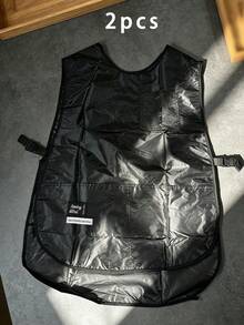 1pc/2pcs Creative Apron Vest With Adjustable Buckle Design, Stain-Resistant, Breathable, Durable, Water-Resistant, Suitable For Cafes, Barbershops, Dessert Shops, Milk Tea Shops, Restaurants, Etc. Due To Different Production Batches, There May Be - Multicolor - View 12