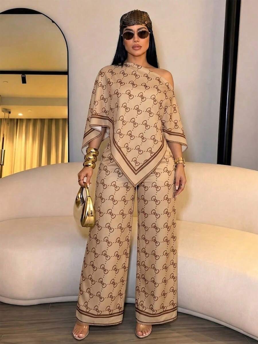 SOLERSUN 性感優雅休閒女款不對稱肩設計上衣