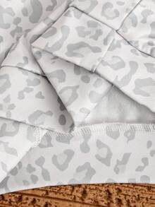 Tween Girl Casual Daily Fashion Leopard Pony Print Autumn Sweatshirt - Grey - View 6