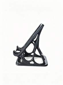 1PC 3D Printed Streamlined Bionic Hollow Plastic Style Skeleton Bone Line Gray Phone Stand Desktop Lazy Holder Creative Portable Decorative Universal Mobile Support Fixed Stand For Office Home Desk Gaming Watching Cell Phone Holder Stand - Multicolor - View 6