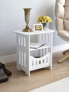 1 Piece Modern Minimalist Side Table Storage Cabinet Nightstand Small Square Table For Bedroom Living Room Sofa End Table Versatile Furniture Space Saving Home Organizer - Multicolor - View 2