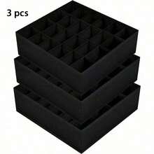 Drawer Divider Organizer,  Wardrobe Storage Rack And Sock Organizer Holder For Socks, Handkerchiefs, Ties, Belts - Grey - View 19