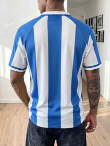 Manfinity Gritte Field Men's Colorblock Striped Short Sleeve Sports Polo Shirt - Multicolor - View 2