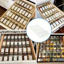 1pc/4pcs/8pcs Spice Rack, Countertop Free Acrylic Spice & Condiment Organizer, Multi-Tier Drawer Storage, For Kitchen Cabinet, Drawer, Shelf, Kitchen Organization And Storage, Kitchen Accessories - Transparent acrylic - View 9