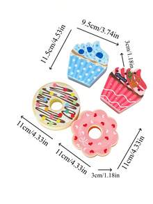 Zazumi 4Pcs/8Pcs Donut Shaped Dish Washing Sponge, Soft Porous Foam With Round Ring Silhouette, Rich Foam Generating, Water Absorbent And Fast Drying Surface Cleaner, Kitchen Scrub Pad For Tableware Pot Pan Daily Cleaning Tasks - multicolor - View 18