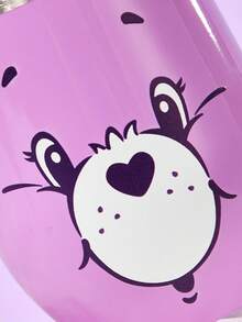 SHEIN X Care Bears 360ml/12oz 不鏽鋼防漏蓋隨行杯，適用熱飲/冷飲，適配大多數杯架，送禮首選 - 紫色 - 查看 8