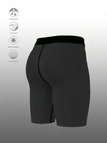 Gym Rark Leggings deportivos de hombre con cintura de bloques de color - Gris - Ver 2
