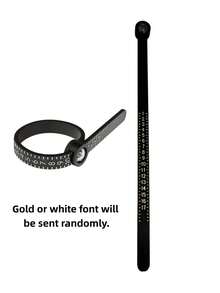 1PC Size 1-17 Durable Plastic Reusable Accurate Easy Read Portable Ring Sizing Measuring Gauge For Jewelry Sizing Engagement Wedding Anniversary Gift Finger Measurement Tool - Multicolor - View 9