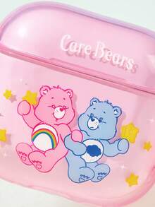 SHEIN X Care Bears 卡通圖案防摔保護藍牙耳機保護套附吊飾，適用於 iPod - 彩色 - 查看 4
