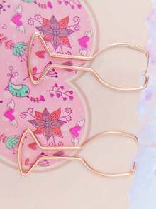 10Pcs Small Size Wine Glass Shaped Paper Clips Creative Unique Multifunctional File Fastener Binder Bookmark Holder For Office School Student Stationery Supplies Desk Organizer Must Have - View 6