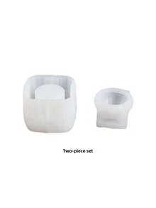 European-Style Relief Dome Castle Storage Box Silicone Mold Diy Gypsum Cartoon House Candlestick Epoxy Mold. - Castle - View 4