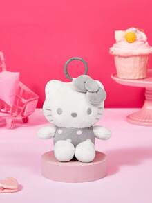 HELLO KITTY AND FRIENDS | POKOJA LAND 1個聯名3D絨毛吊飾鑰匙圈，灰色設計，獨特前衛風格，適合追求個性的愛好者，可掛在包包、鑰匙、書包上，生日或週年紀念的獨特禮物 - 灰色 - 查看 6