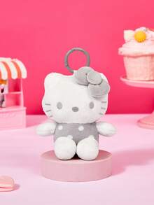 HELLO KITTY AND FRIENDS | POKOJA LAND 1個聯名3D絨毛吊飾鑰匙圈，灰色設計，獨特前衛風格，適合追求個性的愛好者，可掛在包包、鑰匙、書包上，生日或週年紀念的獨特禮物 - 灰色 - 查看 1