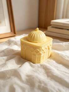 European-Style Relief Dome Castle Storage Box Silicone Mold Diy Gypsum Cartoon House Candlestick Epoxy Mold. - Castle - View 6