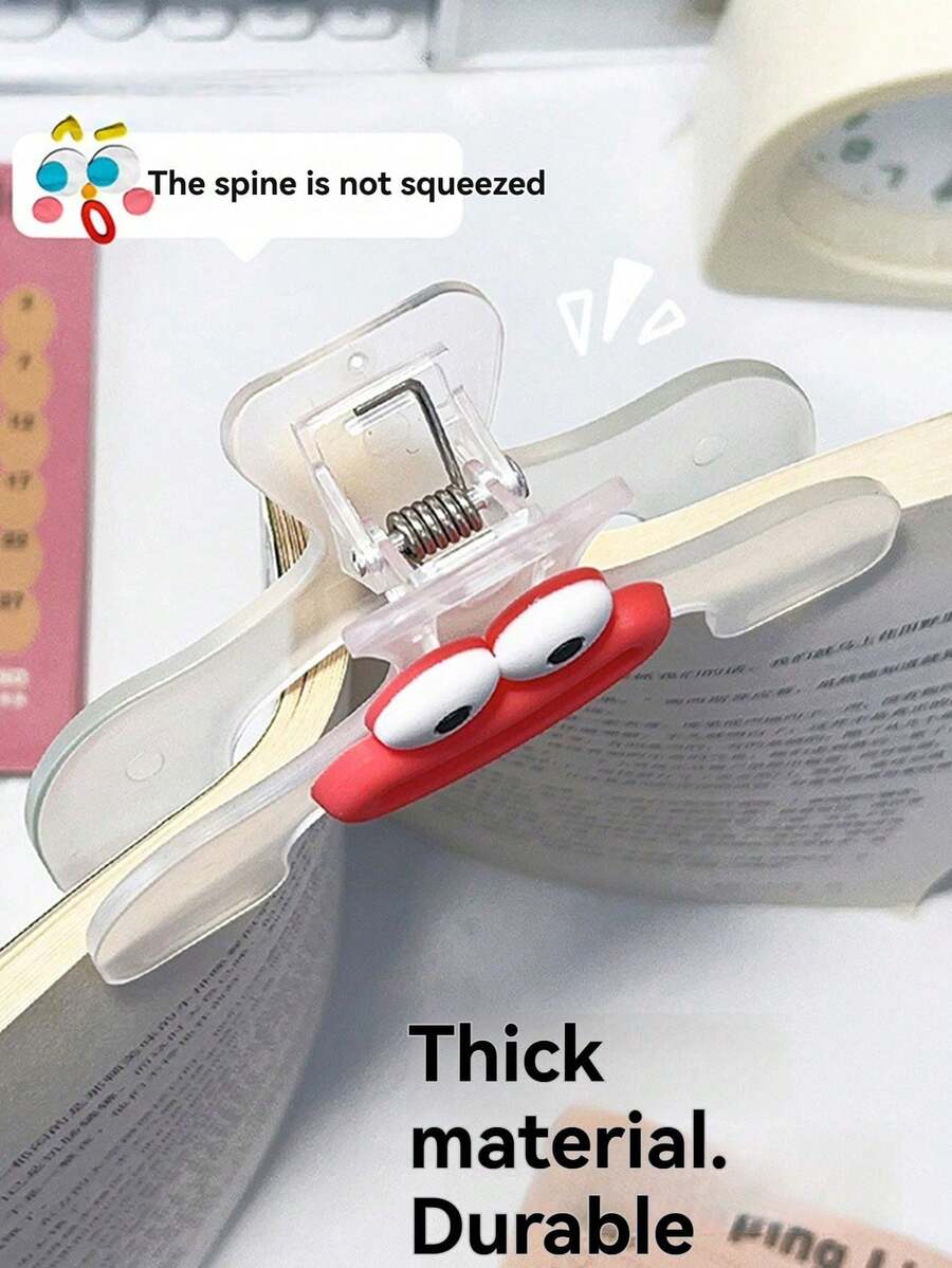 DIY 卡通香腸造型書籤夾 / 大號文具夾-適用於閱讀、手帳與備忘錄,創意實用,需自行組裝(附背膠可自行黏貼) - 多色 - 查看 1