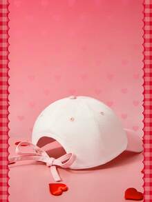 HELLO KITTY AND FRIENDS | SHEIN Women's Cartoon Embroidered Baseball Cap - White - View 5