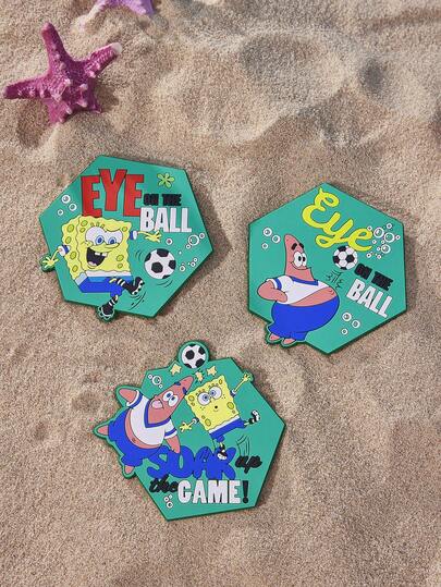 SpongeBob SquarePants | Joivida Durable PVC Drink Coasters ,For Rooms, Parties, Or Collectors