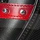 red and black