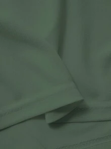 Manfinity Dauomo 男士条纹短袖休闲通勤 Polo 衫 - 薄荷綠 - 查看 4